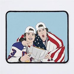 Trevor Zegras & Cole Caufield Mouse Pad