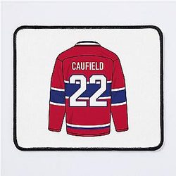 Cole Caufield Montreal Jersey Mouse Pad