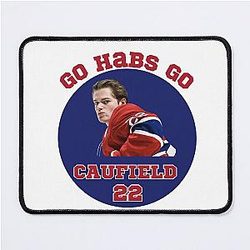 Cole Caufield 22 of the Montreal city hockey team Mouse Pad
