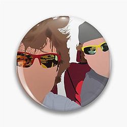Trevor Zegras and Cole Caufield Sticker Pin
