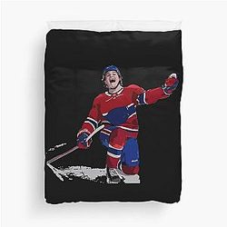 Cole Caufield Duvet Cover