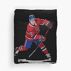 Cole Caufield Duvet Cover