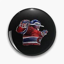 Cole Caufield inspired Habs hockey player Pin