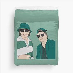 Jack Hughes & Cole Caufield Duvet Cover
