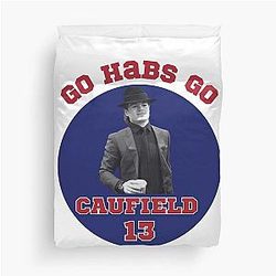 Cole Caufield Montreal Hockey Team Duvet Cover