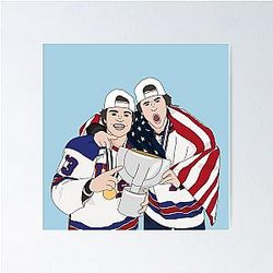 Trevor Zegras and Cole Caufield Poster
