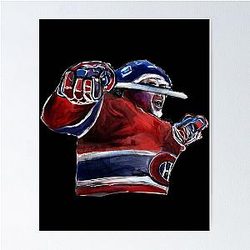 Cole Caufield Inspired Habs hockey Player Poster