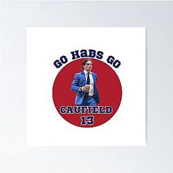 Cole Caufield of the Montreal hockey team Poster