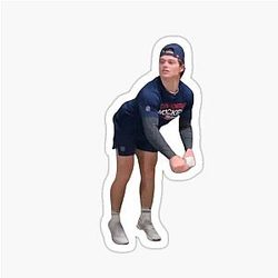 Cole Caufield soccer warm up