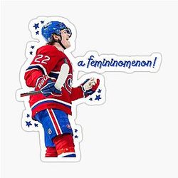 Feminine phenomenon Cole Caufield sticker