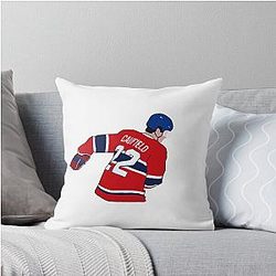 Cole Caufield Throw Pillow
