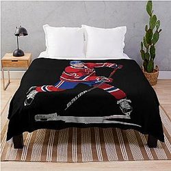 Cole Caufield Throw Blanket