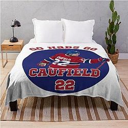 Cole Caufield Montreal city Throw Blanket