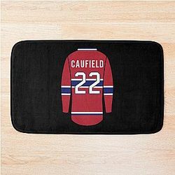 Cole Caufield Jersey T-Shirt Bath Mat