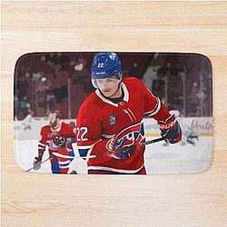 Cole Caufield Painting Canvas Art Bath Mat
