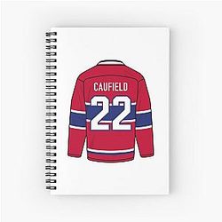 Cole Caufield Montreal Jersey Notebook