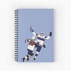 Luke Hughes Cole Caufield Notebook