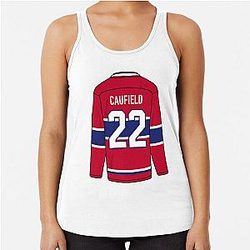 Cole Caufield Montreal Jersey Racerback Tank