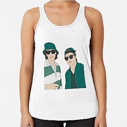 Jack Hughes Cole Caufield Racerback Tank Top