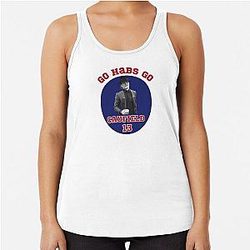 Cole Caufield Montreal city hockey team Racerback Tank Top