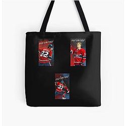 Cole Caufield Sticker Set T-Shirt All Over Print Tote Bag