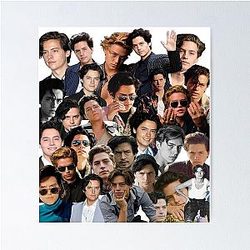 Cole Sprouse Photo Collage Poster