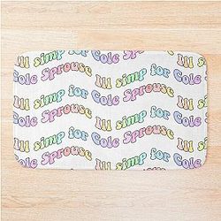 I'll clean up Cole Sprouse Bath Mat