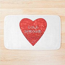 I Love Cole Sprouse Bathmat
