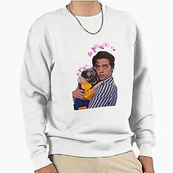 Shaelin Janae Cole sprouse with pug aesthetic Pullover Sweatshirt