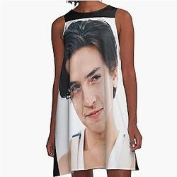 Cole Sprouse Poster A-Line Dress