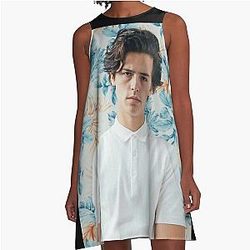 Cole Sprouse Poster A-Line Dress