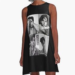 Cole Sprouse Collage Shirt A-Line Dress