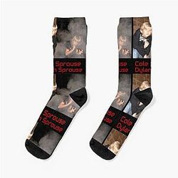 Cole Sprouse Dylan Sprouse Dry ice smoke Socks