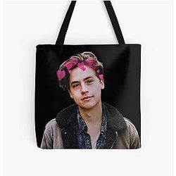 Cole Sprouse All Over Print Tote Bag
