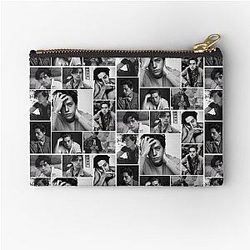 Cole Sprouse Black White Zipper Pouch