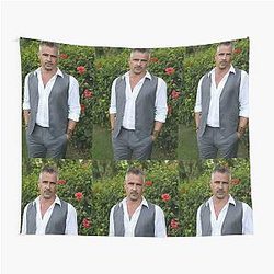 Colin Farrell handsome Tapestry