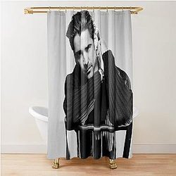 Colin Farrell in handsome Shower Curtain