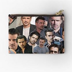 Colin Farrell Photo Zipper Pouch