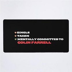 Mentally Committed to Colin Farrell Desk Mat