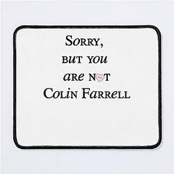 Colin Farrell Mouse Pad