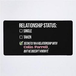 Colin Farrell Relationship Desk Mat