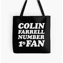 Colin Farrell All Over Print Tote Bag