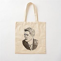 Poor Colin Farrell Portrait Cotton Tote Bag