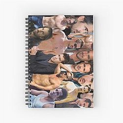Colin Farrell photo spiral notebook