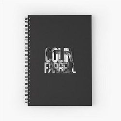 Colin Farrell Spiral Notebook
