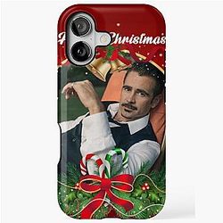 Colin Farrell Christmas iPhone Tough Case