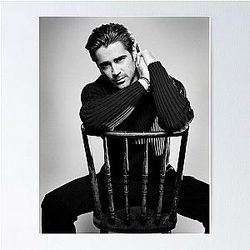 Colin Farrell Pose Model Poster