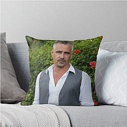Colin Farrell Handsome Throw Pillow
