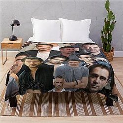 Colin Farrell Photo Throw Blanket