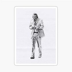 Colin Farrell in Miami Vice Original Drawing